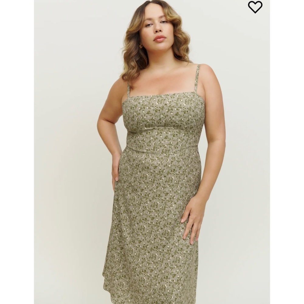 NWT Reformation Afternoon Dress (Juniper)